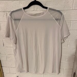 lululemon athletica Women's White Short-Sleeve Crew Tee